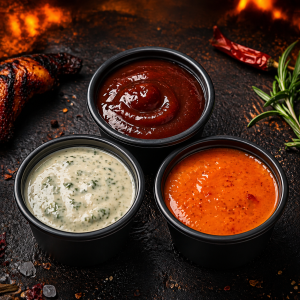 Sauces: BBQ or Lemon & Herb